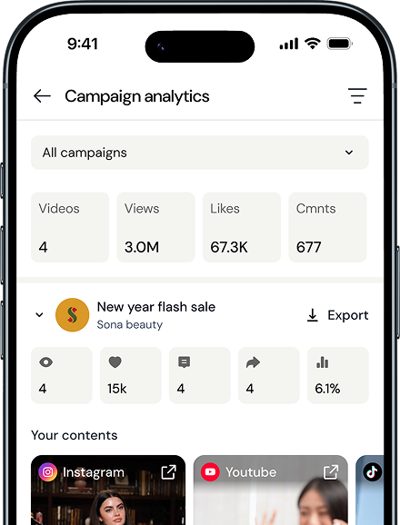 The Inmark AI agency dashboard showing active campaigns across brands and items that need action